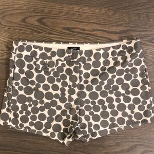 JCrew polka dot shorts size 6
